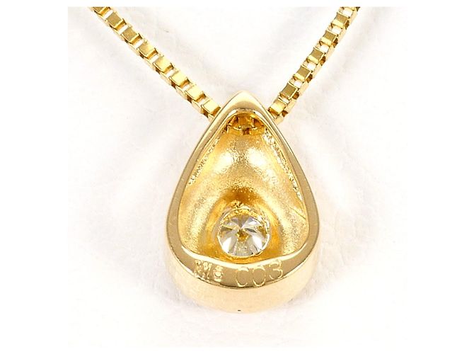 Autre Marque 18K Yellow Gold Necklace with Diamond Golden - view 3
