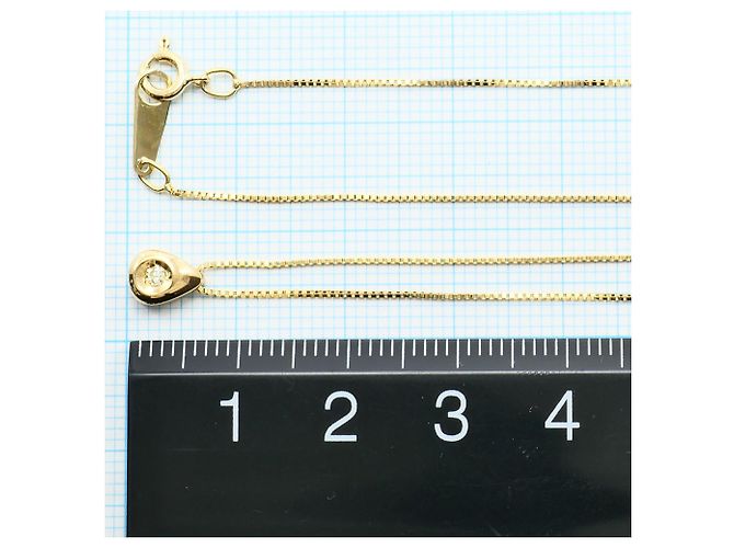 Autre Marque 18K Yellow Gold Necklace with Diamond Golden - view 4
