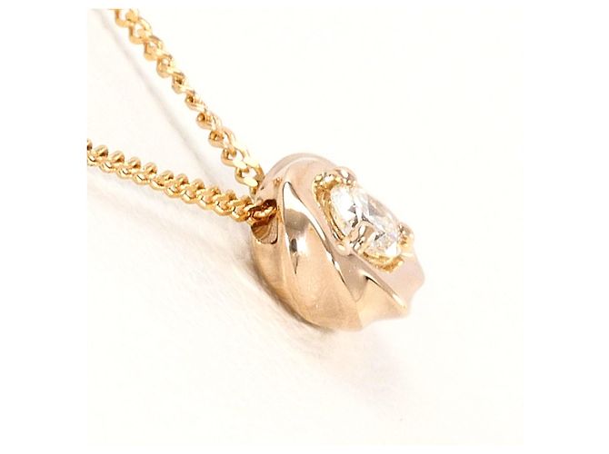 Autre Marque Collana in oro rosa 18K con diamante D'oro - vista 2