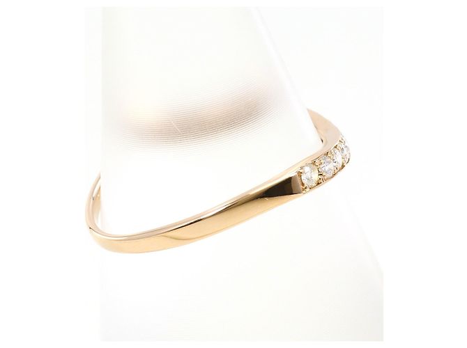 Autre Marque Ehering aus 18K Roségold mit Diamant Golden - Ansicht 2
