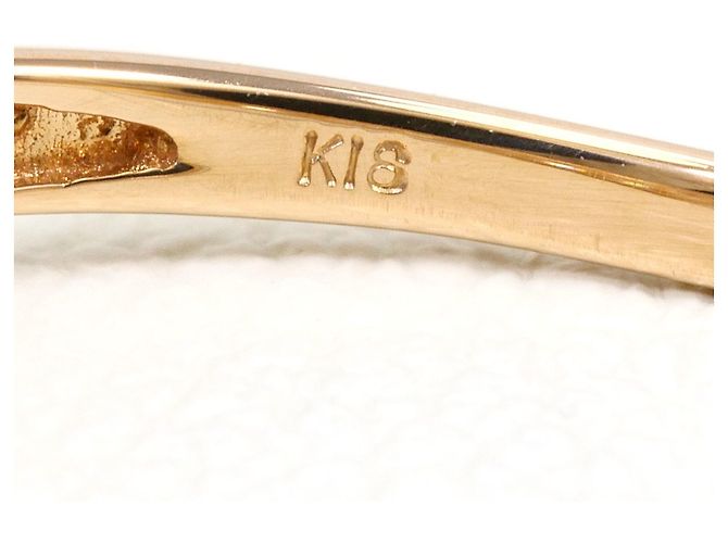 Autre Marque Ehering aus 18K Roségold mit Diamant Golden - Ansicht 4