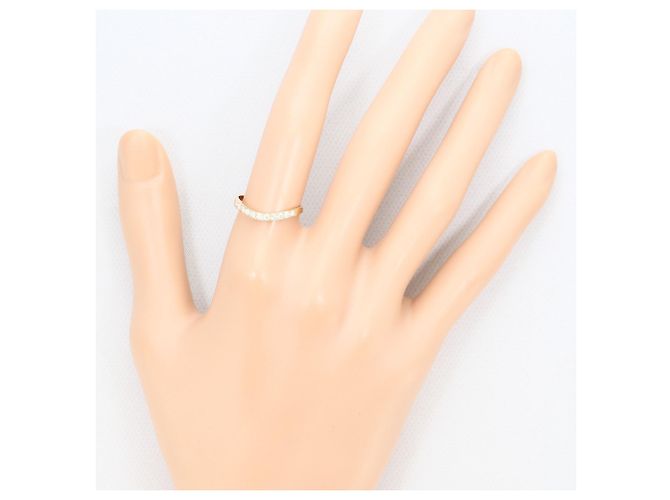 Autre Marque Ehering aus 18K Roségold mit Diamant Golden - Ansicht 6