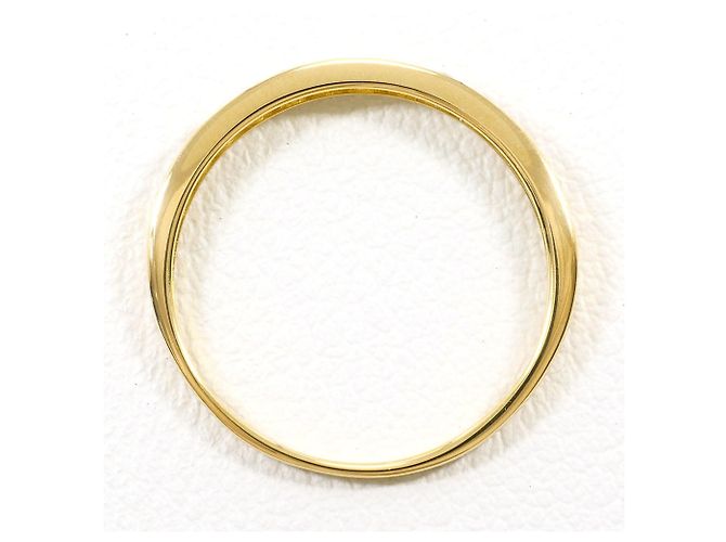 Autre Marque Anello a fascia in oro giallo 18K con diamante D'oro - vista 2