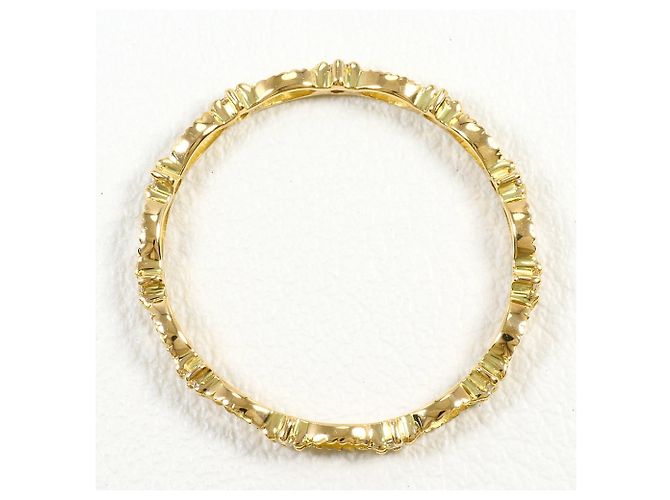 Autre Marque Ehering aus 18K Gelbgold mit Diamanten Golden - Ansicht 2