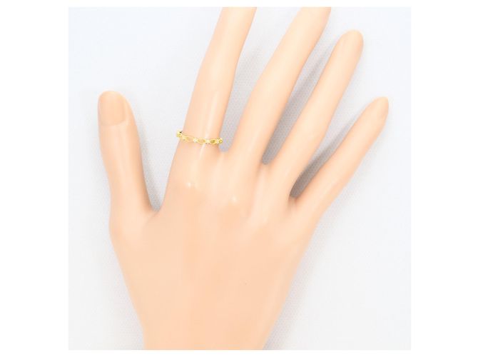Autre Marque Ehering aus 18K Gelbgold mit Diamanten Golden - Ansicht 5