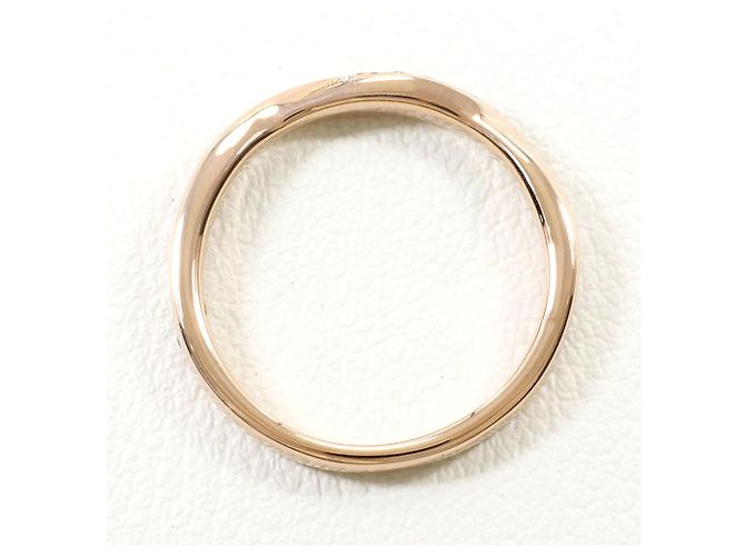 Autre Marque Bague alliance en or rose 18K avec diamant Doré - vue 2