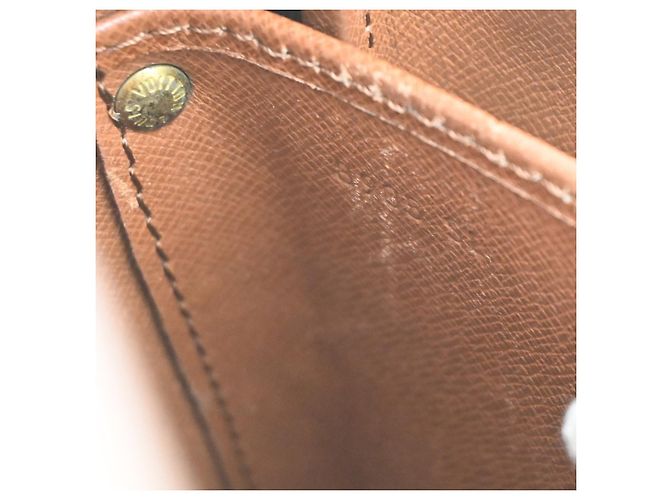 Louis Vuitton Cartouchiere Monogram Canvas GM Castaño - vista 7