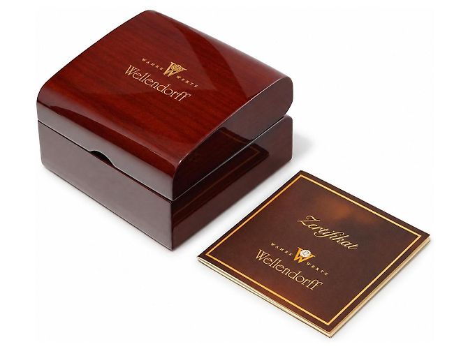 Autre Marque Bracciale Wellendorff Sonnenglanzknoten Oro Bianco 750/18K Corda 41,5 g Full Set - vista 7