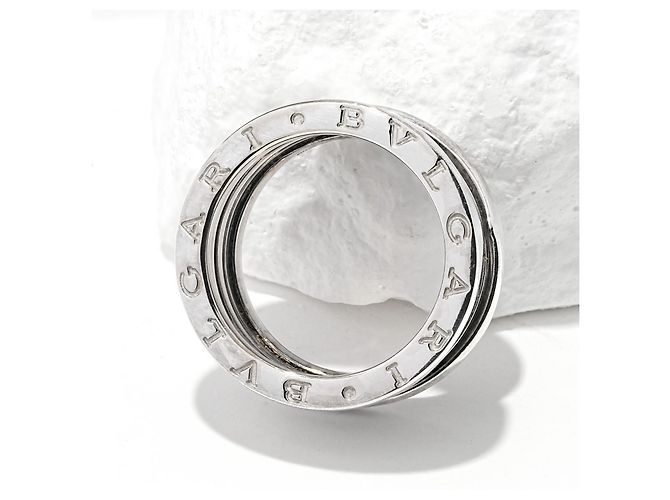 Bulgari B.Zero1 3-Band Ring Weißgold 750/18K Gr. 56 Massiv mit Box & OVP - Ansicht 3