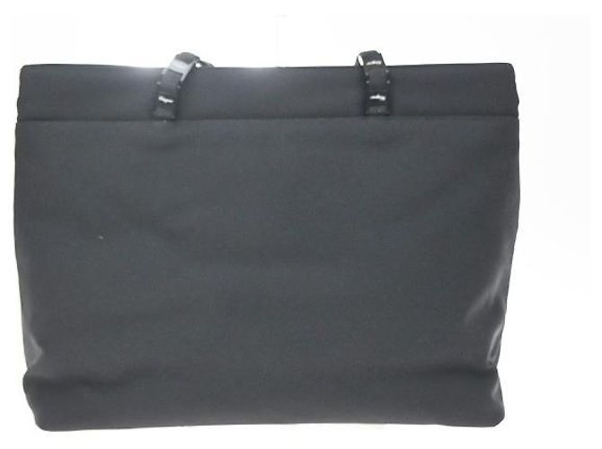 Sacola Salvatore Ferragamo Vala em Nylon Preto - vista 2