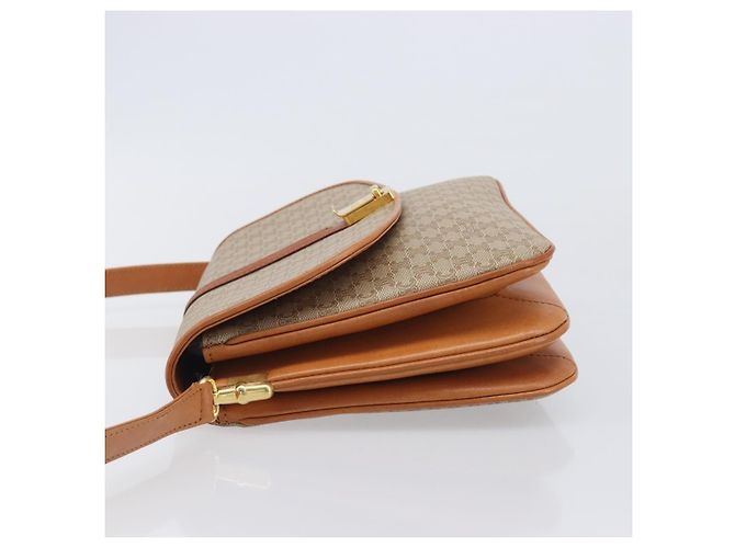 Céline Celine Vintage Macadam Canvas and Leather Beige - Ansicht 4