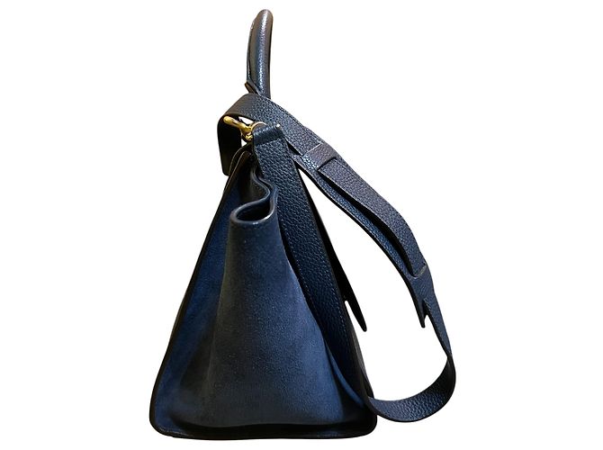 Céline Small Leather Trapeze Satchel - vue 2