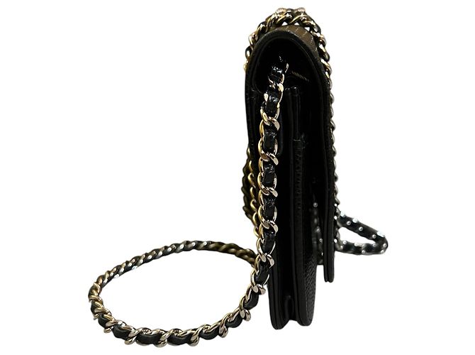 2014 Chanel CC Caviar Wallet on Chain Bag - view 2