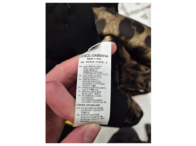 Abrigo de mezcla de lana Dolce & Gabbana Sz.42/M de segunda mano - vista 7