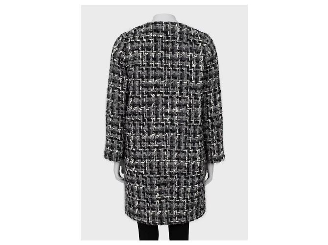 Abrigo sin cuello de mezcla de lana Dolce & Gabbana Sz.40 de segunda mano - vista 3