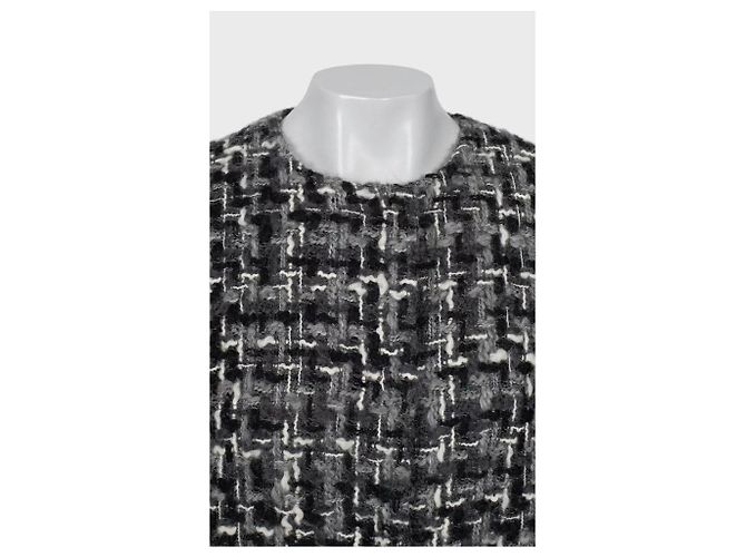 Abrigo sin cuello de mezcla de lana Dolce & Gabbana Sz.40 de segunda mano - vista 4