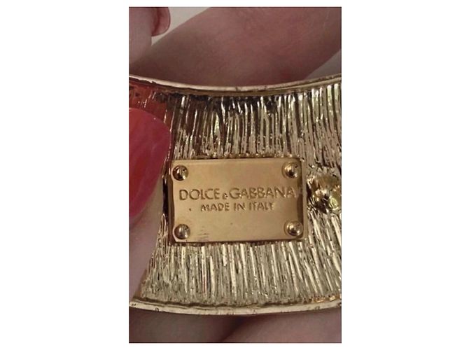 Collana Girocollo Dolce & Gabbana Rose e Cristalli Rosso D'oro - vista 4