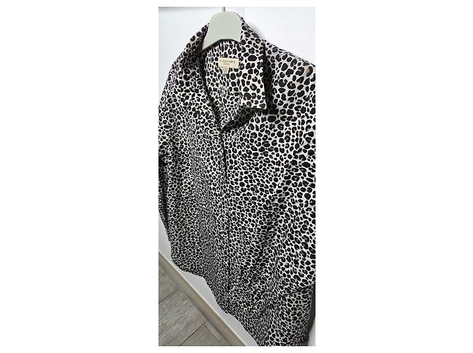 Burberry Hemd mit Leopardenprint Braun Schwarz Weiß - Ansicht 3