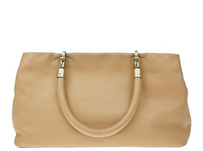Chanel Vintage Handle CC Caviar Medium Beige - view 2