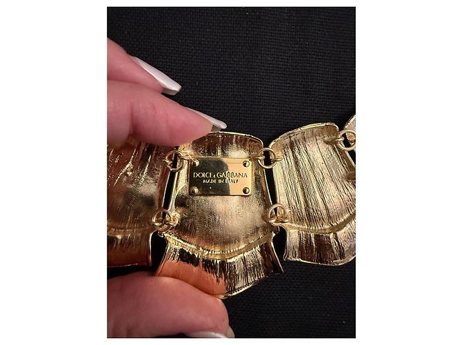 Collar Dolce & Gabbana DG Perlas y Cristales Dorado - vista 8