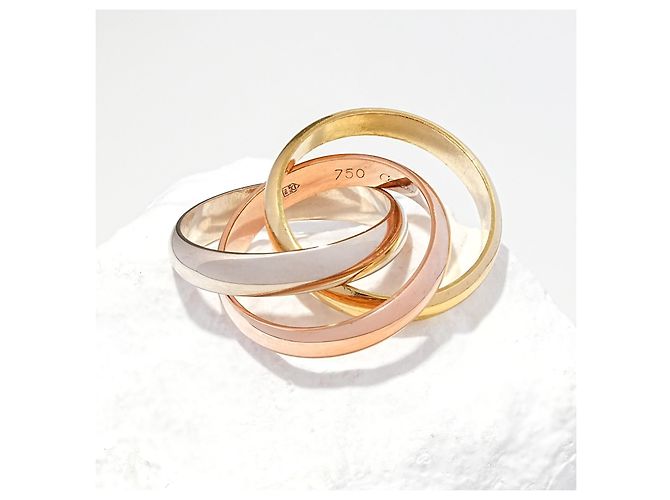 Anillo Cartier Trinity Oro 750/18K Gr. 51 Dorado - vista 3