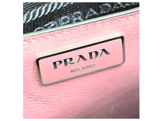Prada Double Zip Lux Convertible Saffiano Leather XL Rosa - vista 6