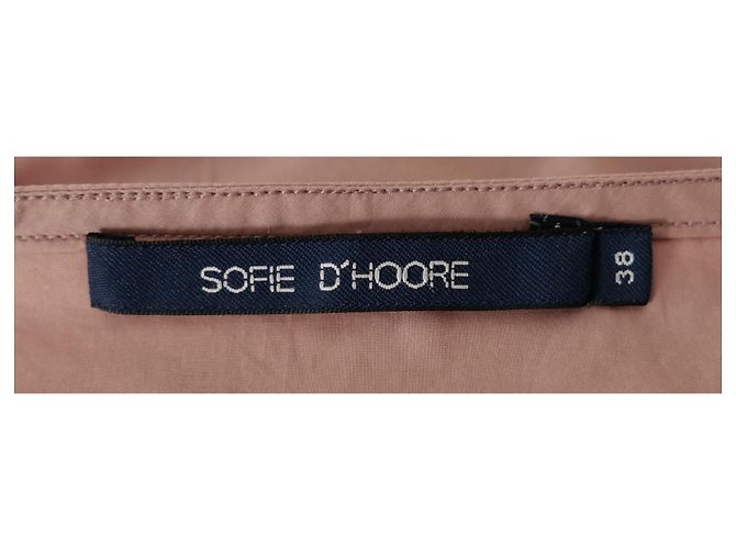Sofie d'Hoore Sofie D’Hoore Saia Midi de Algodão com Pregas Assimétricas Pescaria - vista 7