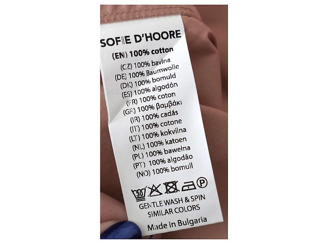 Sofie d'Hoore Sofie D’Hoore Saia Midi de Algodão com Pregas Assimétricas Pescaria - vista 8