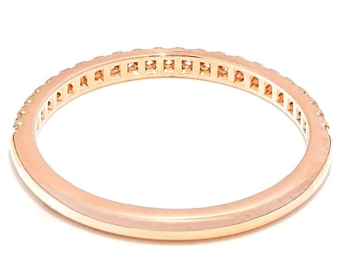 Anello Tiffany & Co. Setting Memoire Oro Rosa 750/18K 23 Diamanti 0,17 ct Gr. 58 - vista 3