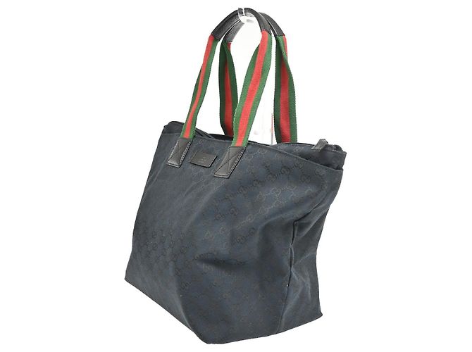 Gucci Web Zip GG Canvas Large Noir - vue 3