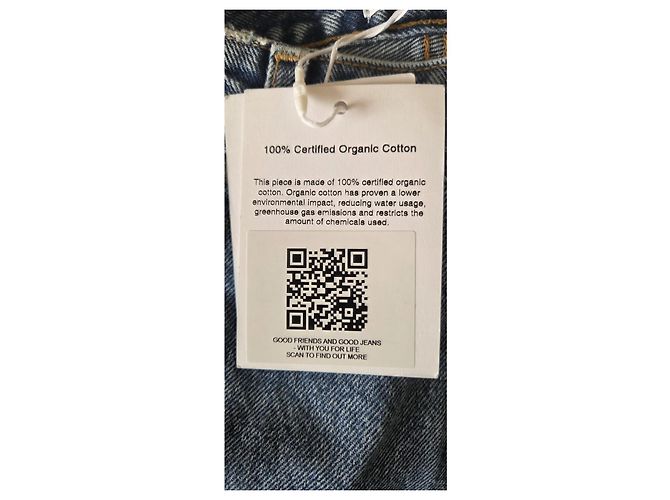 Jeans dritti blu Ganni - vista 5
