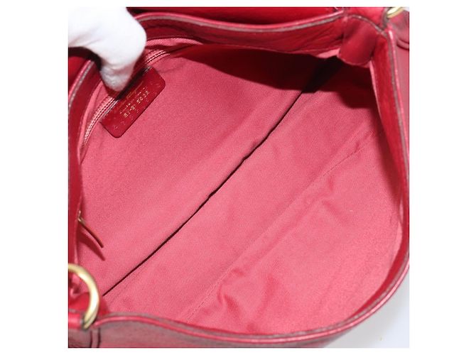 Salvatore Ferragamo Gancini Leather Rot - Ansicht 5