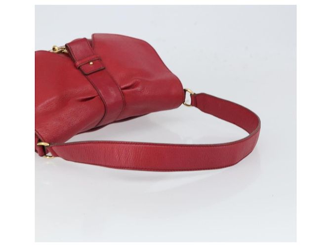 Salvatore Ferragamo Gancini Leather Rot - Ansicht 7