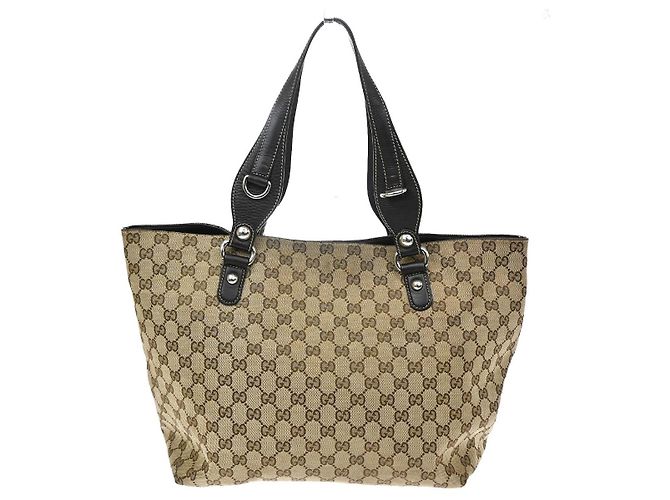 Gucci Icon Bit GG Canvas Medium Marrom - vista 3