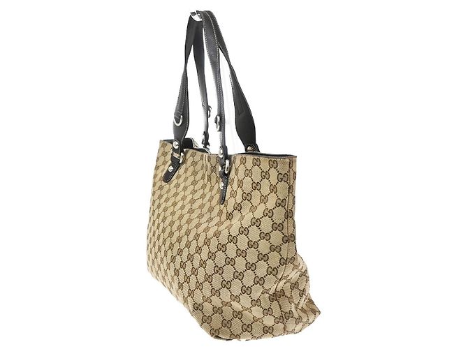 Gucci Icon Bit GG Canvas Medium Marrom - vista 4