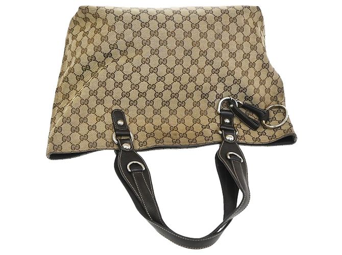 Gucci Icon Bit GG Canvas Medium Marrom - vista 5