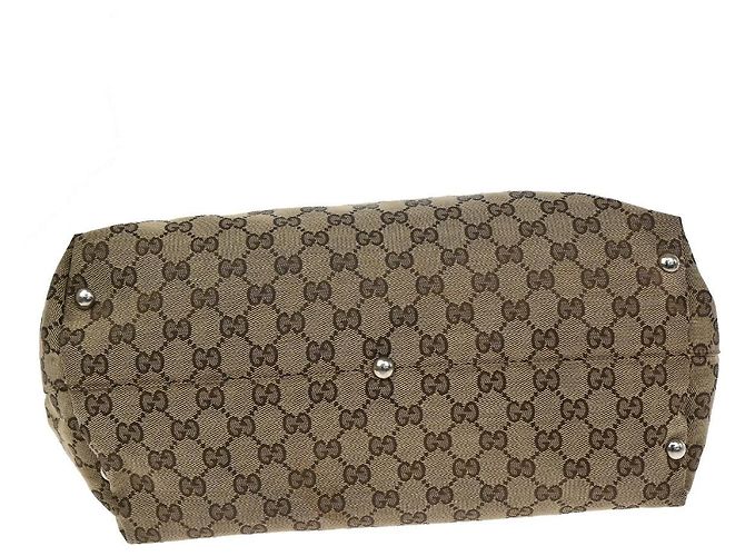 Gucci Icon Bit GG Canvas Medium Marrom - vista 6