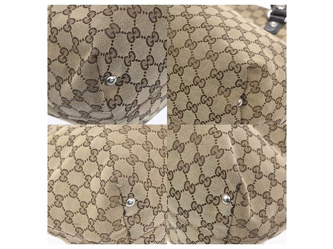 Gucci Icon Bit GG Canvas Medium Marrom - vista 7