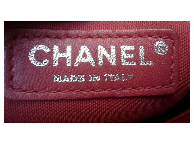 CHANEL Bolso Gabrielle piel de becerro naranja - vista 10