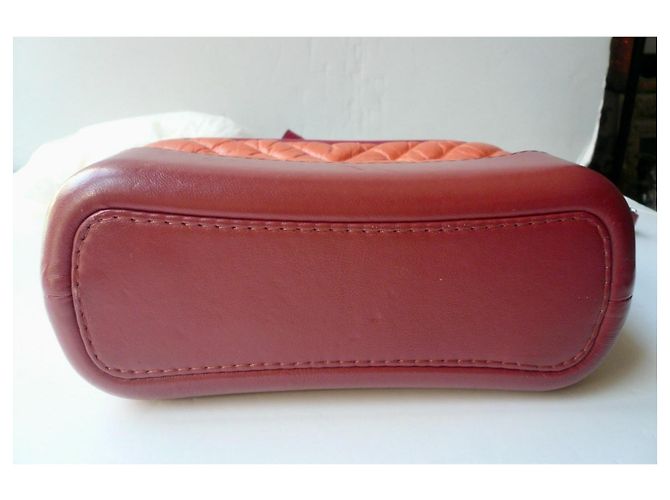 CHANEL Bolso Gabrielle piel de becerro naranja - vista 11