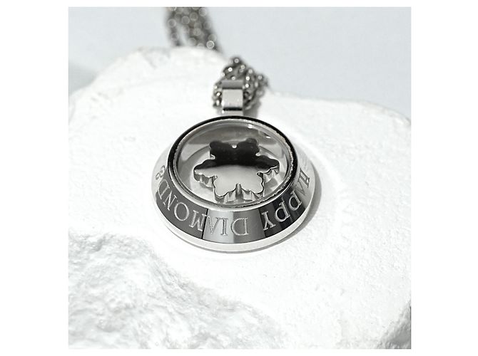 Chopard Happy Diamonds Collier Flocon de Neige Or Blanc 750/18K Full Set - vue 4