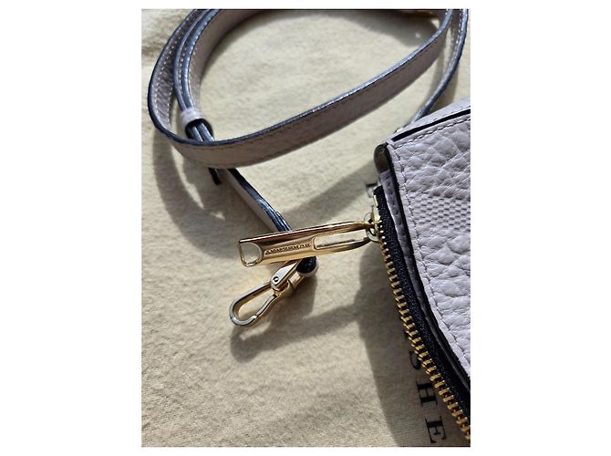 Burberry Dewsbury Medium Handtasche aus Heritage Grain Check Leder - Ansicht 3
