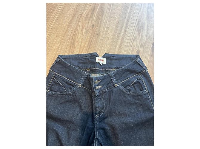 Kenzo dunkelblaue Schlaghose - Ansicht 3