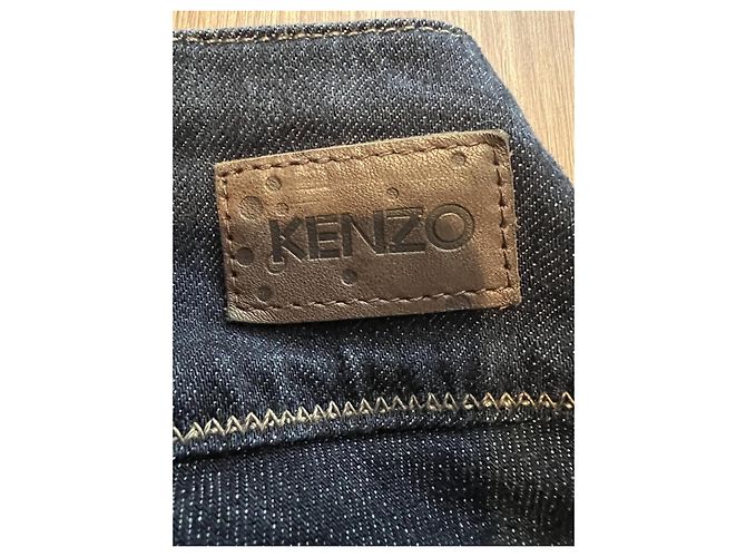 Kenzo dunkelblaue Schlaghose - Ansicht 6