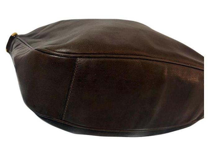 Bolsa Hobo Gucci Bamboo de couro castanho Marrom - vista 8