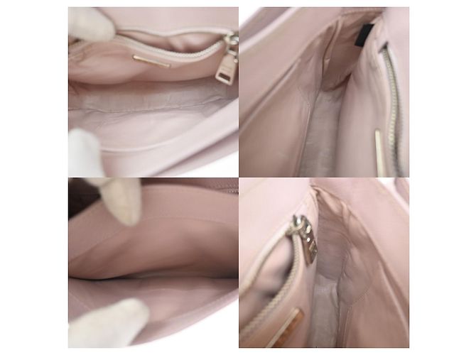 Prada Sound Flap Embroidered Saffiano Medium Pink - view 5