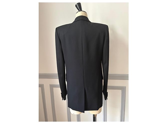 Autre Marque Saint Laurent Black Wool Blazer - view 2