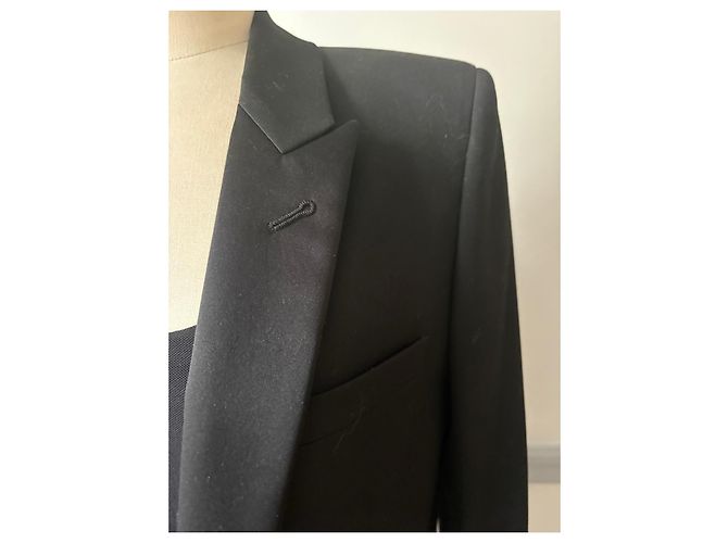 Autre Marque Saint Laurent Black Wool Blazer - view 5
