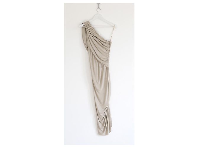 Rick Owens Lilies Amira Kleid - Dark Pearl Beige - Ansicht 3