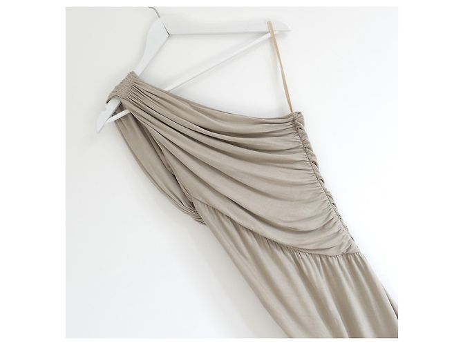 Rick Owens Lilies Amira Kleid - Dark Pearl Beige - Ansicht 4